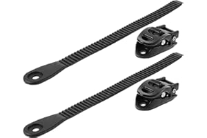 Mipcase 2 Sets Roller Skate Strap, Replacemen Inline Roller Skate Buckle Strap with Screws Nuts Linline Roller Skate Energy Straps for Men Women