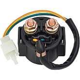 AHL Starter Solenoid Relay for 4-Stroke GY6 Engine 50cc 70cc 90cc 100cc 150cc 200cc 250cc ATV Dirt Bikes Scooters Go Kart Dne Buggys Quad 4 Wheelers Pit Bike Moped Roketa SSR Taotao Sunl Coolster