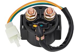 AHL Starter Solenoid Relay for 4-Stroke GY6 Engine 50cc 70cc 90cc 100cc 150cc 200cc 250cc ATV Dirt Bikes Scooters Go Kart Dne Buggys Quad 4 Wheelers Pit Bike Moped Roketa SSR Taotao Sunl Coolster