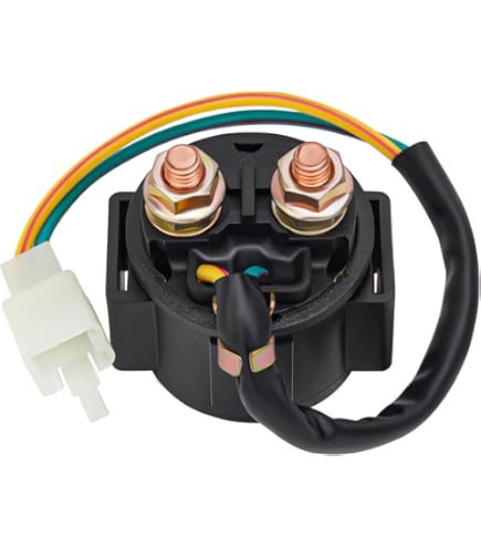 ATV Starter Solenoid Relay - Fits 70cc 110cc 150cc 250cc Dirt Bikes, Quads & 4-Wheelers