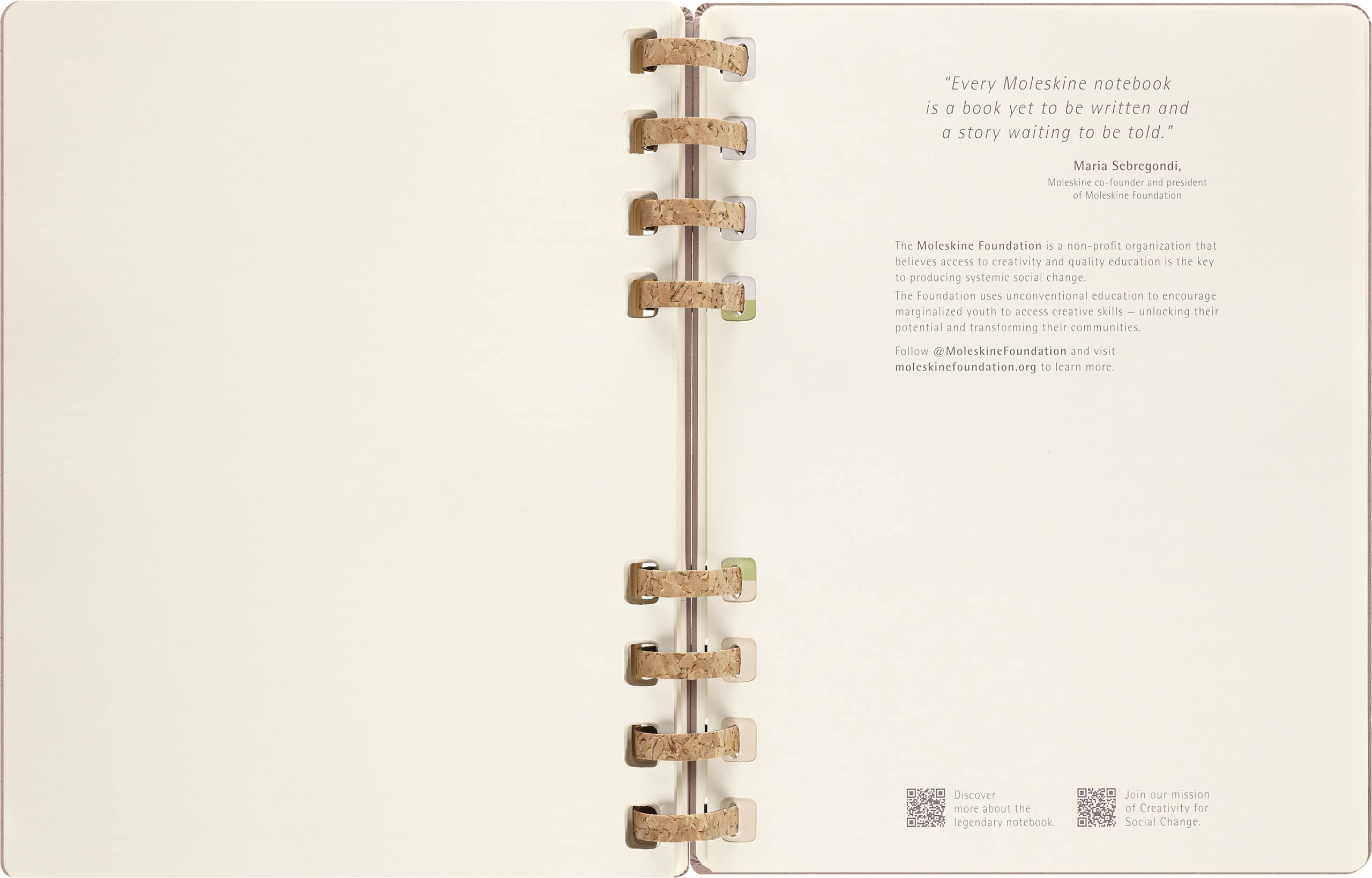 Moleskine 2024 Spiral Academic Planner, 12M, Extra Large, Crush Almond, Hard Cover (7.5 x 10)