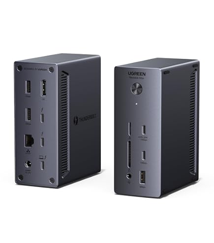 Amazon.com: UGREEN Revodok Max 208 Thunderbolt 4 底座8 合1 套組附
