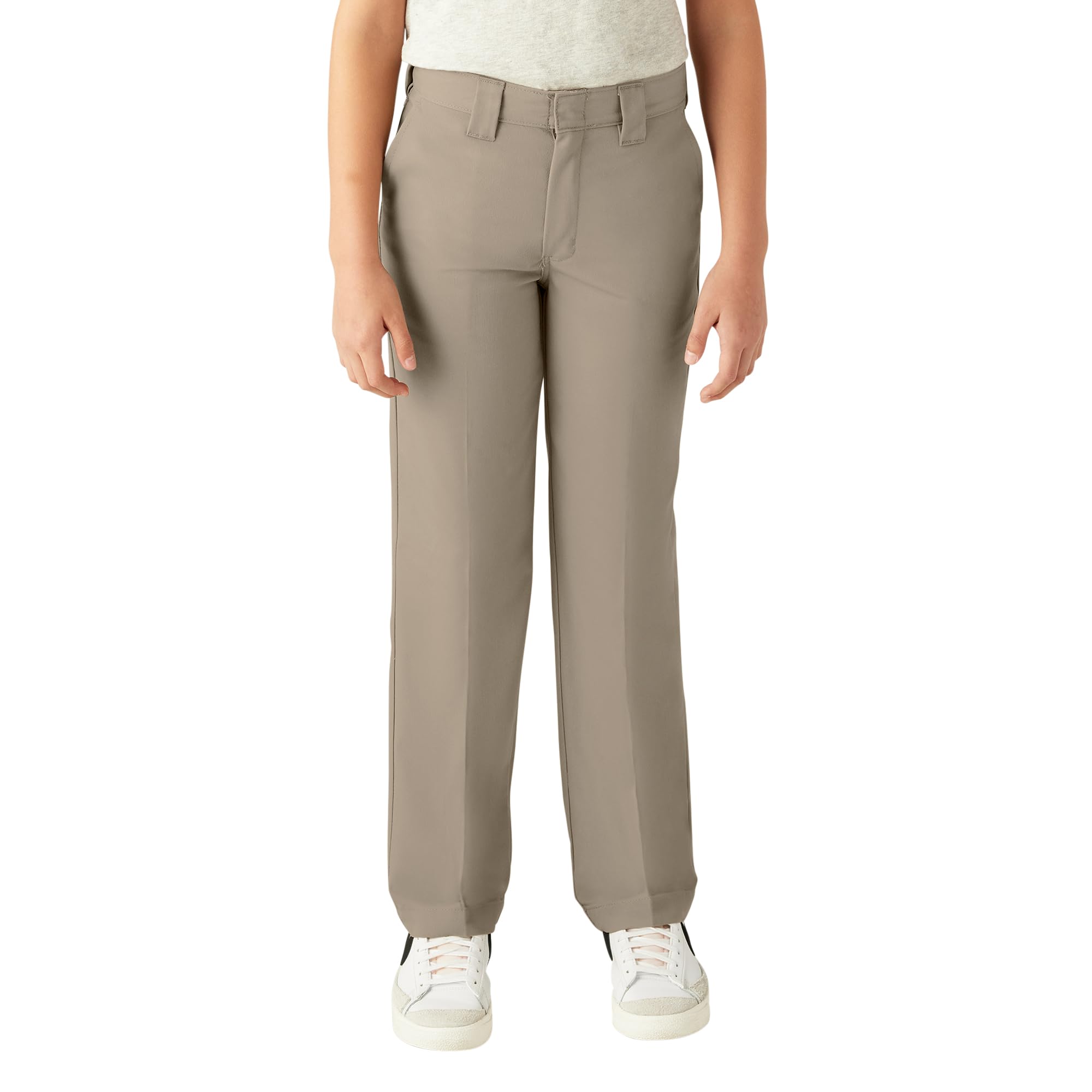 Dickies Boys' 873 Slim Fit Pants, 4-20, Desert Sand, 20 Image