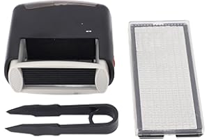 Hilitand Self Inking Stamp, Approved Cancelled Completed Confidential Copied Entered Deposit Paid Scanned Received Stamp, for