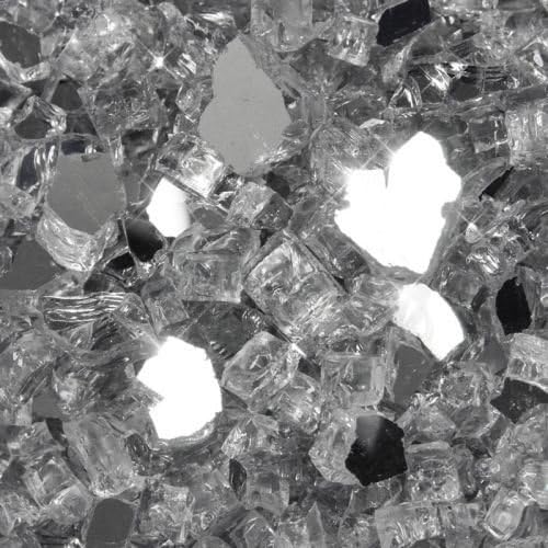 Starfire Direct 10 lbs. Broken Style 1/2" Titanium Reflective Fire Glass