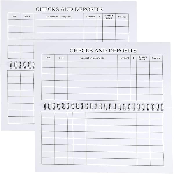 Large Print Checkbook Register Large Print Check Register With 2 Pens ...