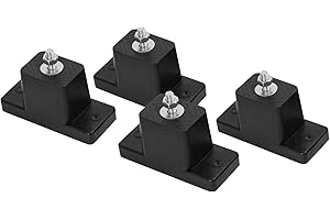 Cherbo Air Conditioner Mounting Rubber Studs Shock Absorber 4 Pack Anti Vibration Rubber Isolator Mounts for Mini Split & HVAC & Heat Pump& Central Air Conditioner Condensers Floor Bracket 200 KG