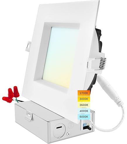 LUXRITE 8 Inch LED Disk Lights, 27W, 5CCT 2700K | 3000K - View #2