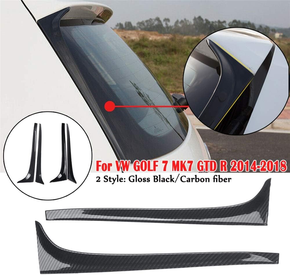 Zxllyntop Car Spoiler Wing Universal Spoiler Wing Car Rear Window Side
