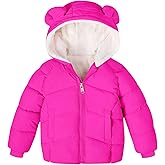 Baby Girls Boys Winter Coat Warm Fleece Jacket for Toddler Kids 6M-5T