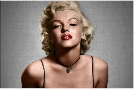 Amazon Co Jp マリリン モンロー Marilyn Monroe マリリン モンロー Marilyn Monroe大きな木製のジグソーパズル ユニークな正方形のピースの形大人および10歳以上の子供に最適75cmx50cm 1000pc ホーム キッチン