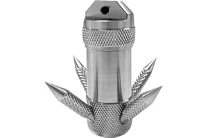 kowaku Stainless Steel Grappling Hook Climbing Claw Foldable Sturdy Multipurpose Heavy Duty Outdoor Anchor Hook for Outdoor Activity