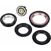 Bike Headset, AL6061 T6 Tapered Fork Tube 44mm & 56mm Straight