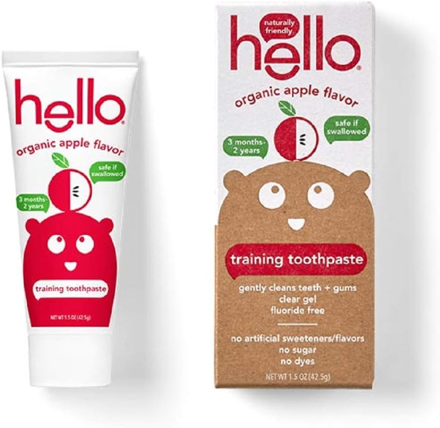 Hello Oral Care Kids Toothpaste … (2 Count, Organic Apple)