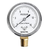 SENCTRL 0-15 Inches of Water Column Gauge, Low