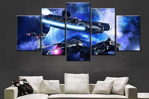 millennium falcon wall art