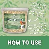 Copdock Mill Wild Bird Seed Supreme Mix 5L Tub All Year All Species view 3