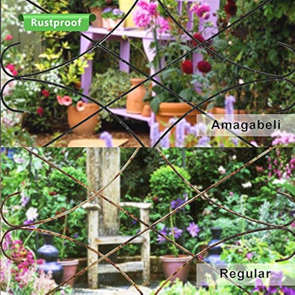 Amagabeli Decorative Garden Fence 24in X 10ft Outdoor