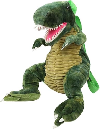 lefeindgdi Mochila de dinosaurio 3D para padres e hijos, mochila de