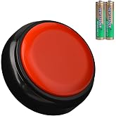 Red Record Buttons Recordable Button 30 Second Recording Buttons for Classroom Encouragement Words Desk Learning Record Daily Task