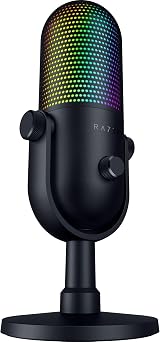 Razer Seiren V3 Chroma RGB USB Microphone Tap-to-Mute Black view 8