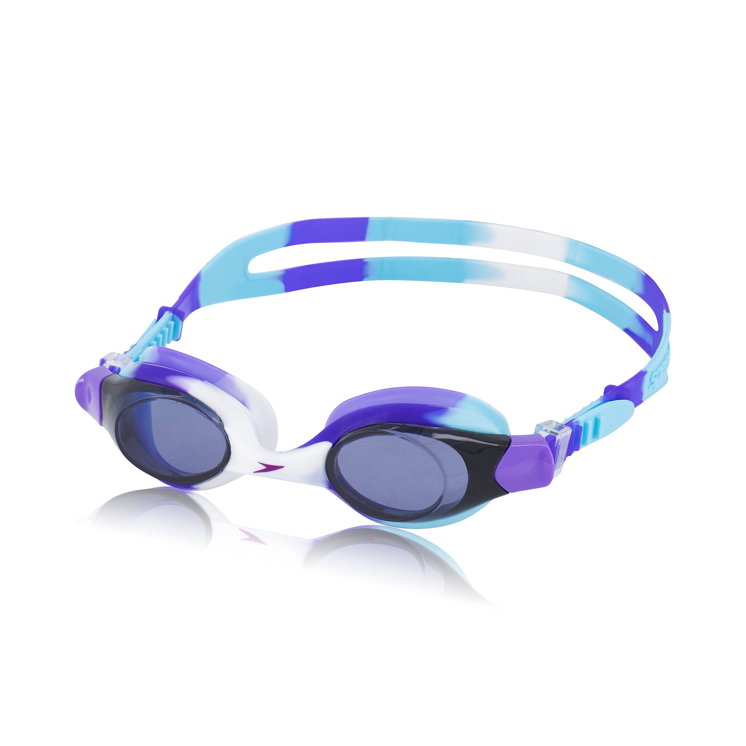 Speedo Unisex-Child Swim Goggles Skoogle Ages 3-8, Purple Aqua Splash Tie Dye, One Size