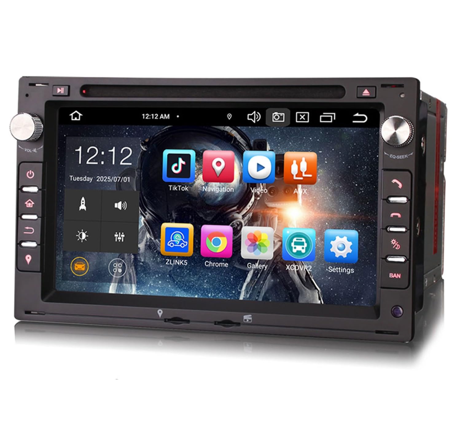 8 Core Android 14 4GB+64GB Car Stereo for VW PASSAT B5 Polo Golf MK4 T5 Bora Jetta Seat Skoda Support GPS Sat Nav Carplay Android Auto Bluetooth 5.0 A2DP Wifi 4G DAB+ RDS Touchscreen