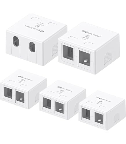 Leviton® QuickPort® 41089-2WP 2-Port Outlet Box, Snap-In Module, For