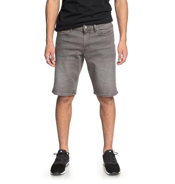 grey jean shorts mens
