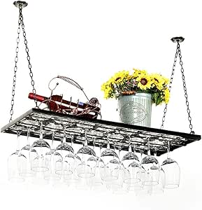 Sostenedor De Copa De Vino Colgante Vintage Pantalla Creativa Invertida