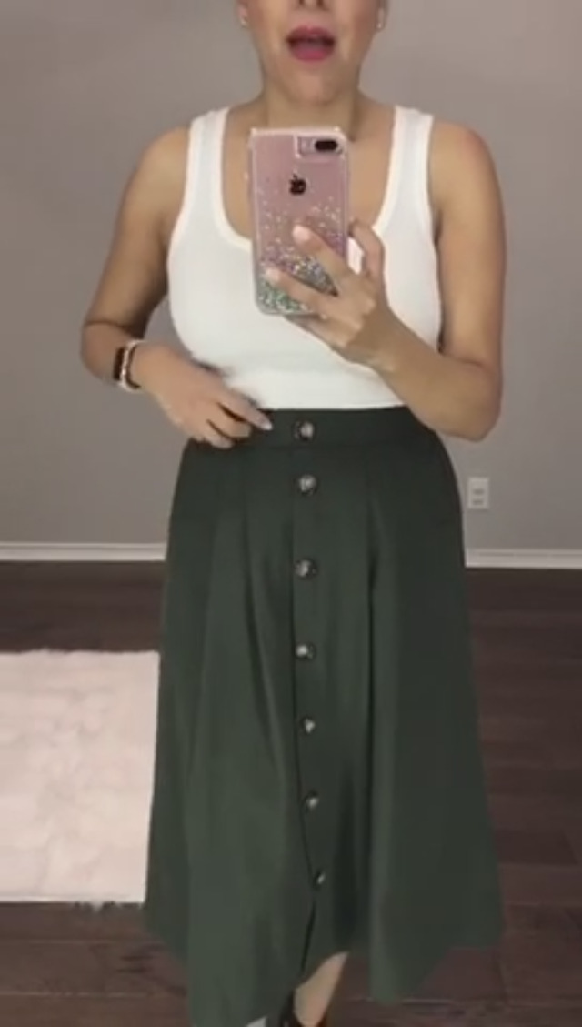 Naggoo-Womens-Casual-Front-Button-A-Line-Skirts-High-Waisted-Midi-Skirt-with-Pockets