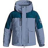 BANTREK Boy's Ski Winter Coat - Lightweight Insulated Waterproof Snow Jacket Hooded Windproof Warm Outerwear for Kids
