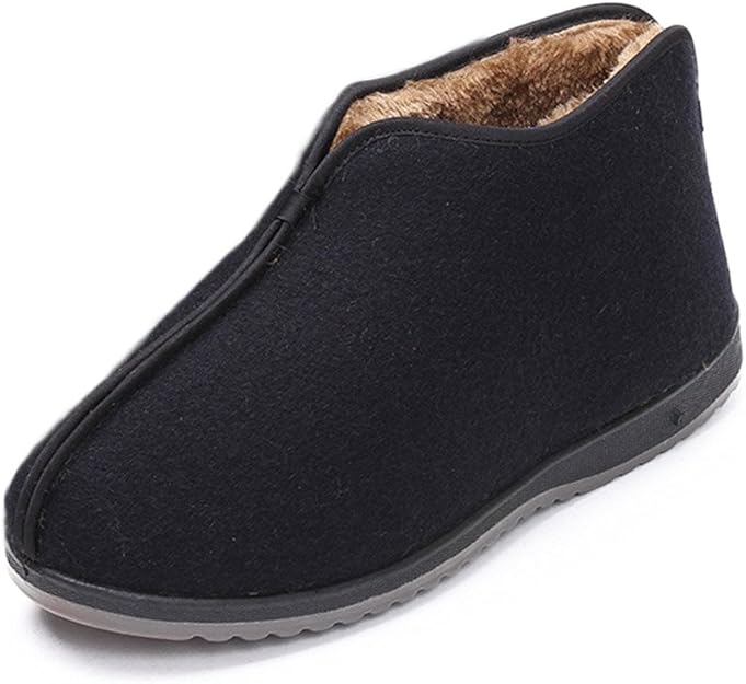 O&N Men's Indoor Outdoor Slip On Shoes Dorm Winter Slipper Amazon.co