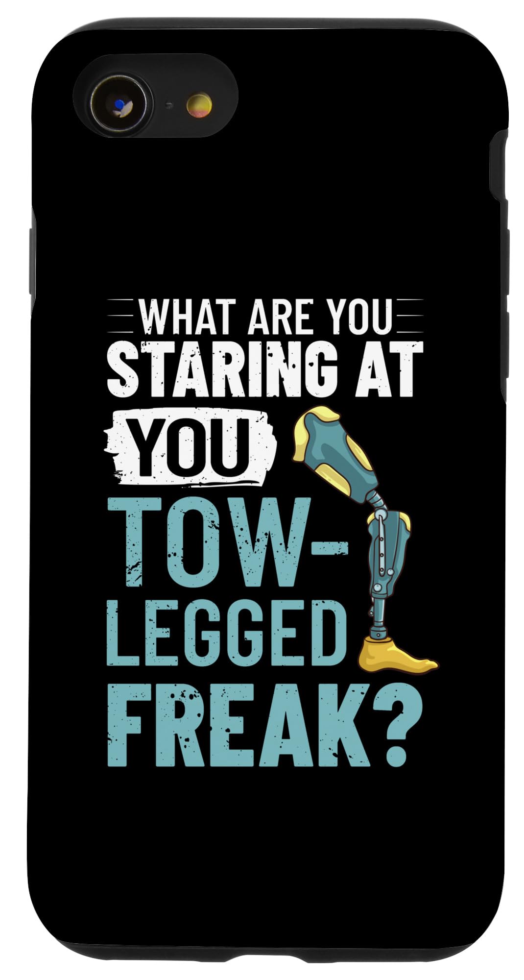 iPhone SE (2020) / 7 / 8 Leg Prosthetic Disability Limb Loss Awareness Case