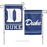 WinCraft NCAA Duke University Blue Devils 12x18 Inch 2-Sided Outdoor Garden Flag Banner