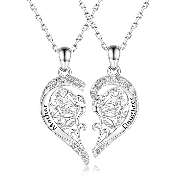 Amazon Mother Daughter Bff Necklaces Friendship Necklaces Sister