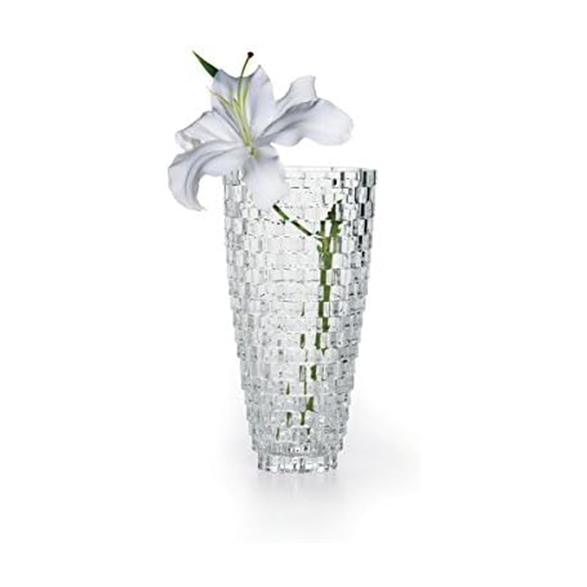 Mikasa Palazzo Vase Crystal, 9"