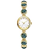 ADSBIAOYE Women's Watches Luxury Vintage Crystal Diamond Bracelet Watch Ladies Fashion Dress Quartz Wrist Watch Stainless Steel Waterproof Gift Watch