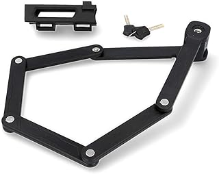 Fischer die Fahrradmarke Faltschloss/Schlüssel mit Halter