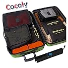 Cocoly 7pcs travel Organizers Packing Cubes Luggage Organizers Compression Pouches black