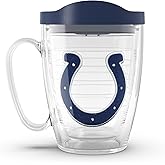 Tervis Made in USA Double Walled NFL Indianapolis Colts Insulated Tumbler Cup Keeps Drinks Cold & Hot, 16oz Mug, Primary Logo