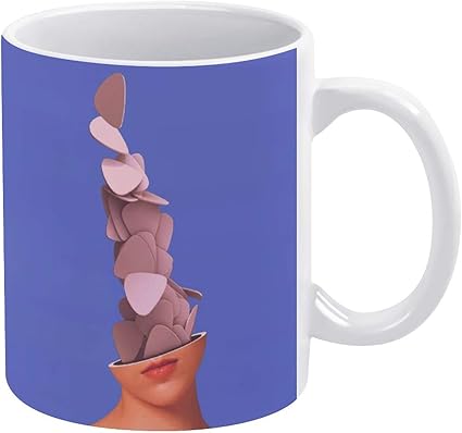 Amazon ガールペーパーヘッダーマグカップ コーヒーカップ コップ プリント 個性 使いやすい 容量0 33lタイプ おしゃれ 耐熱 繰り返し使用可能 仕事用 贈り物 ギフト食器 グッズ 通販 None Brand ホーム キッチン