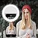 Selfie Ring Light, Gvoo Clip On 36 LED Camera Light, Portable Round Warm Flash Light for All Smartphones Tablets iPhone iPad Samsung