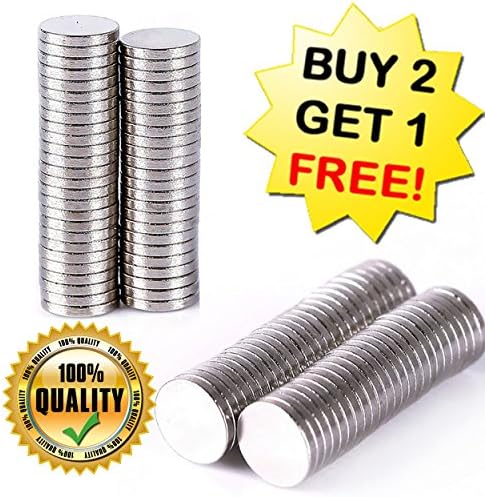 (BUY 2 GET 1 FREE) 100pcs/1pack Multi-Use Refrigerator Magnets, Office Magnets, Refrigerator Magnets, Whiteboard, Map, Magnetic Pins, Sliver, SIZE 6MM x 1MM
