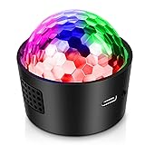Wiwreenm Mini Disco Ball Light,Rechargeable Party