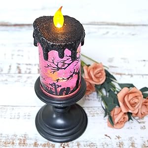 Ghost Spinning Battery Operated Tabletop Candle