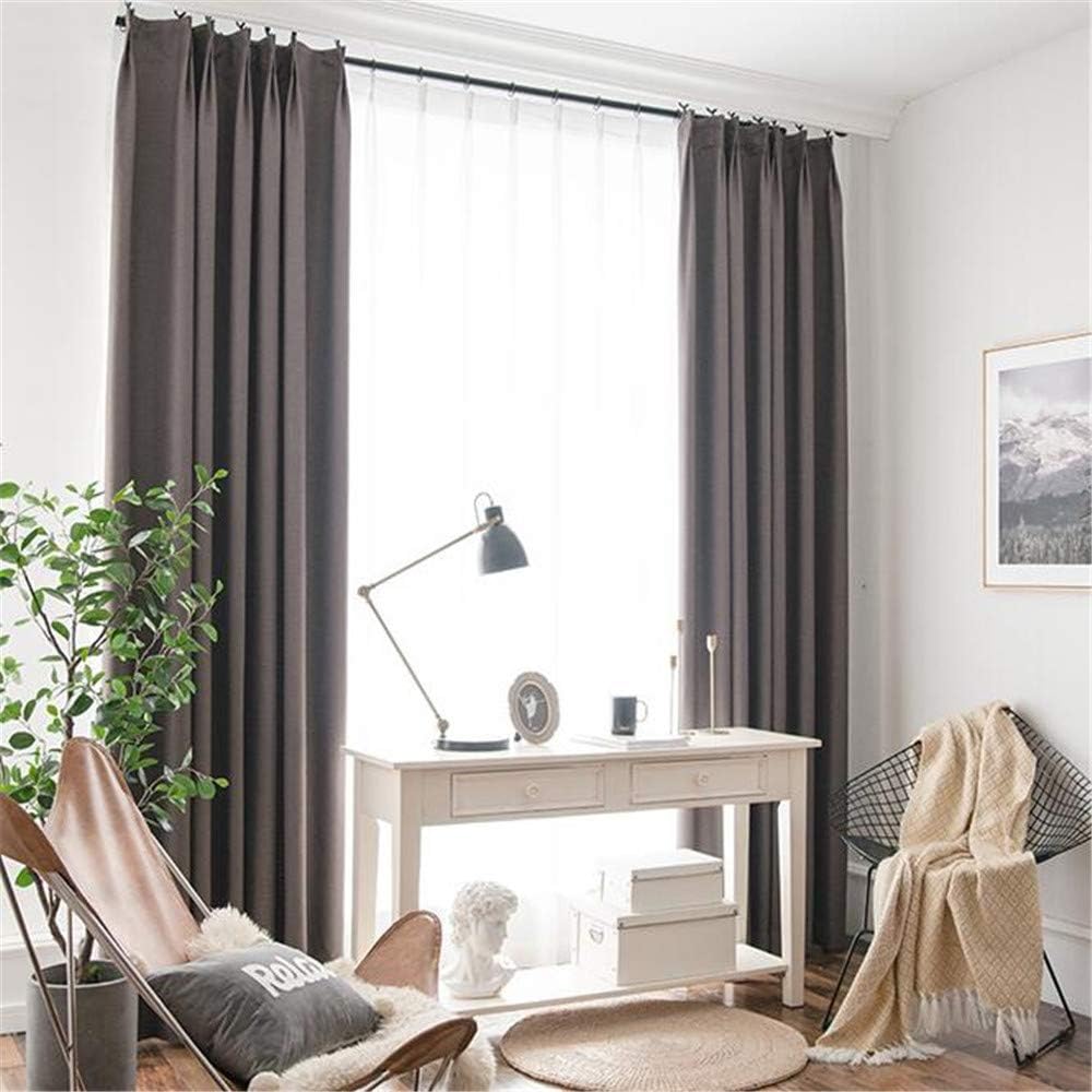Simple And Modern All Shade Solid Color Curtain Cloth Bay Window