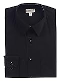 Gioberti Men's Long Sleeve Solid Dress