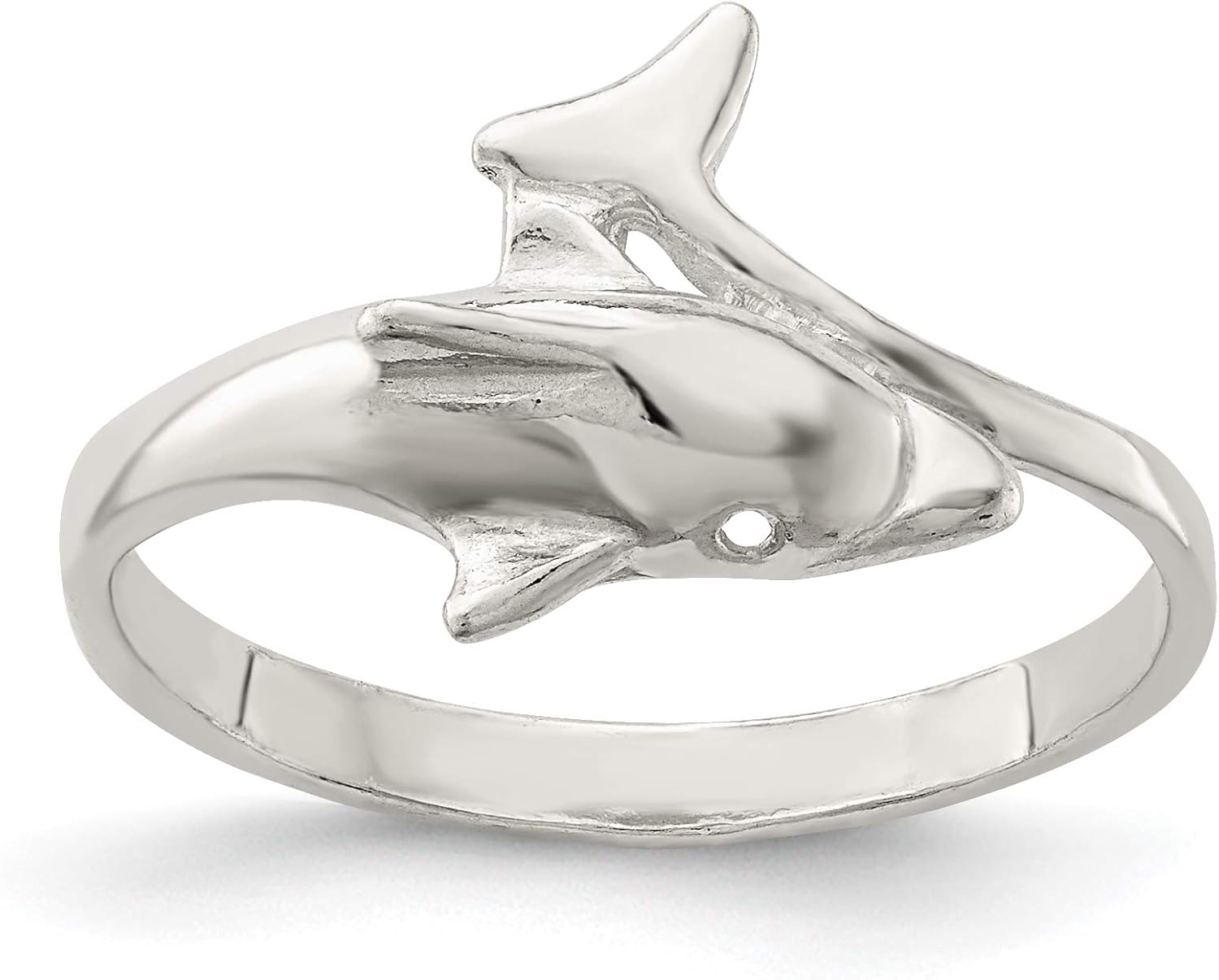 Sterling Silver Dolphin Ring Jewelry