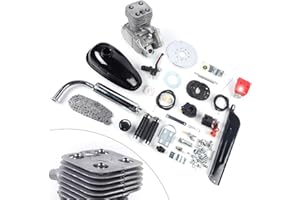 TdiriNar High Performance Kit CDI Full Set, 100CC 2 Strokes Bicycle Motorized Gas Petrol Engine Motor Set,Professional Upgraded Bike Conversion Kit, Suitable for Most 26/28 Inches Bikes